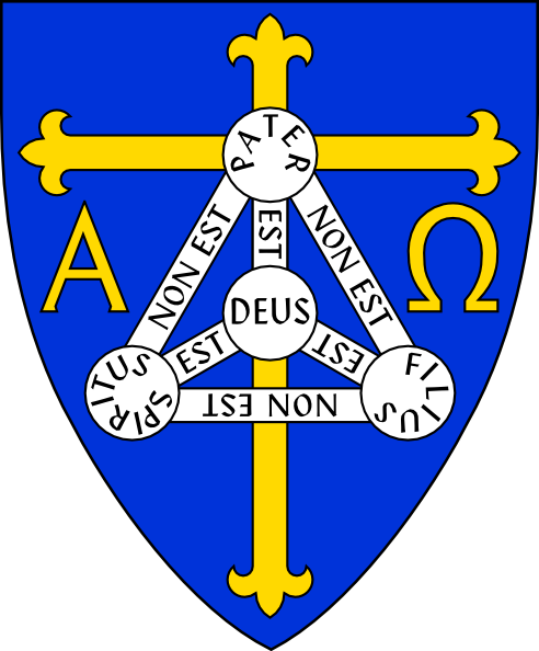 Alpha Free Vector Coat Of Arms Of Anglican Diocese - Anglican Symbols (492x594), Png Download