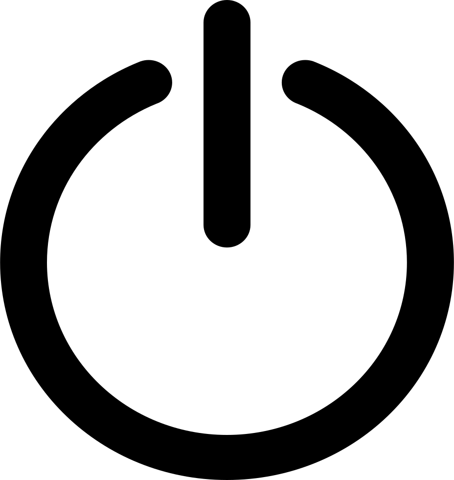 Font Fmod Svg Png Icon Free Download - Power Symbol Transparent Background (928x980), Png Download