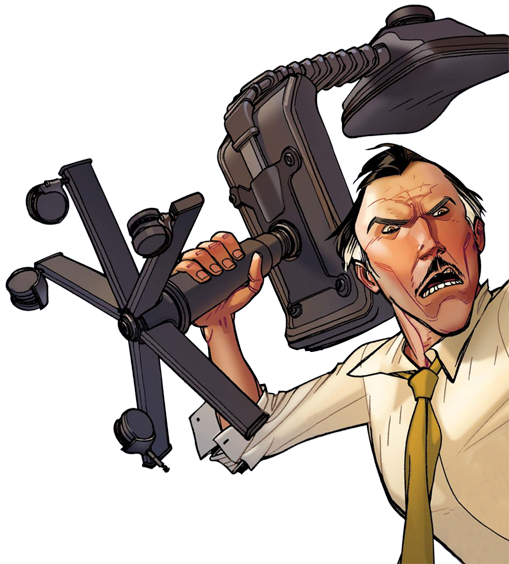 John Jonah Jameson From Ultimate Comics Spider Man - Ultimate Comics Spider-man By Brian Bendis (509x564), Png Download