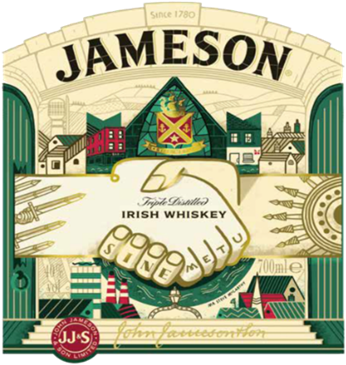 Jameson St Patrick's Day Limited Edition 2017 Label - Jameson Whiskey Limited Edition Bottle (363x370), Png Download