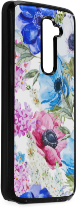 Watercolor Floral Pattern Hard Case For Lg G2 - Chic Watercolor Floral Pattern Area Rug (500x500), Png Download