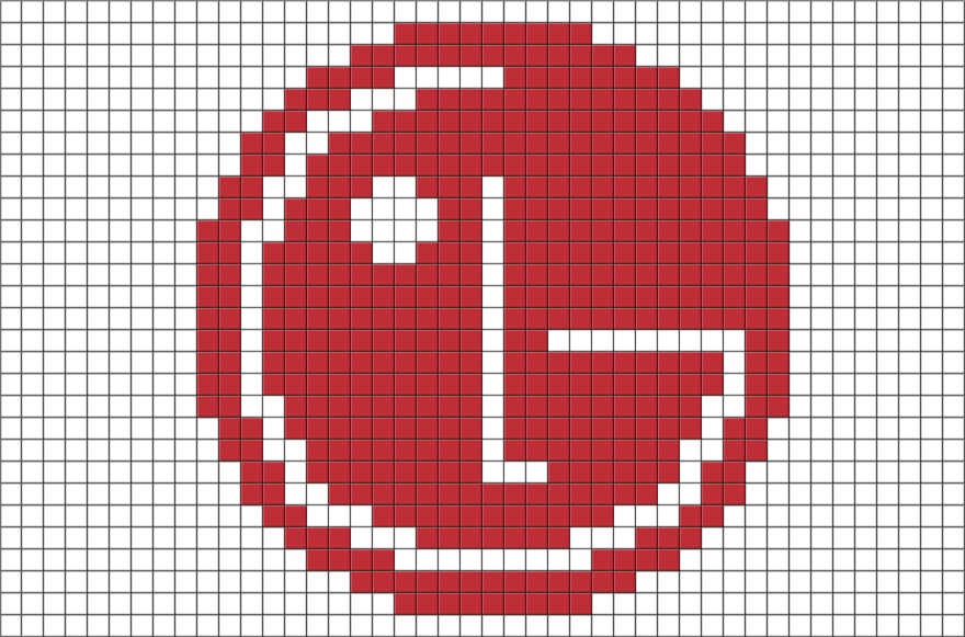 Chicago Cubs Pixel Art (880x581), Png Download