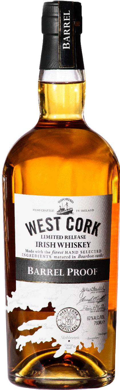 Clip Free Download A Dozen Great Bottles Of Irish Whiskey - West Cork Barrel Proof (1380x1380), Png Download
