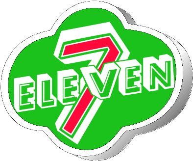 7 Eleven (412x343), Png Download