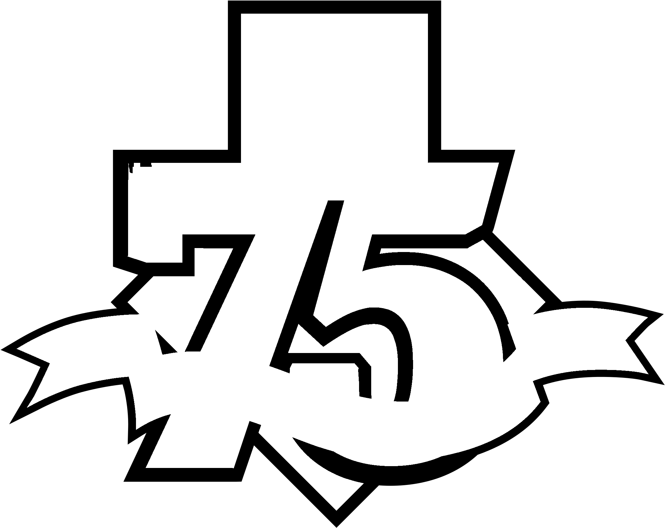 7 Eleven Logo Black And White - Line Art (2400x2400), Png Download