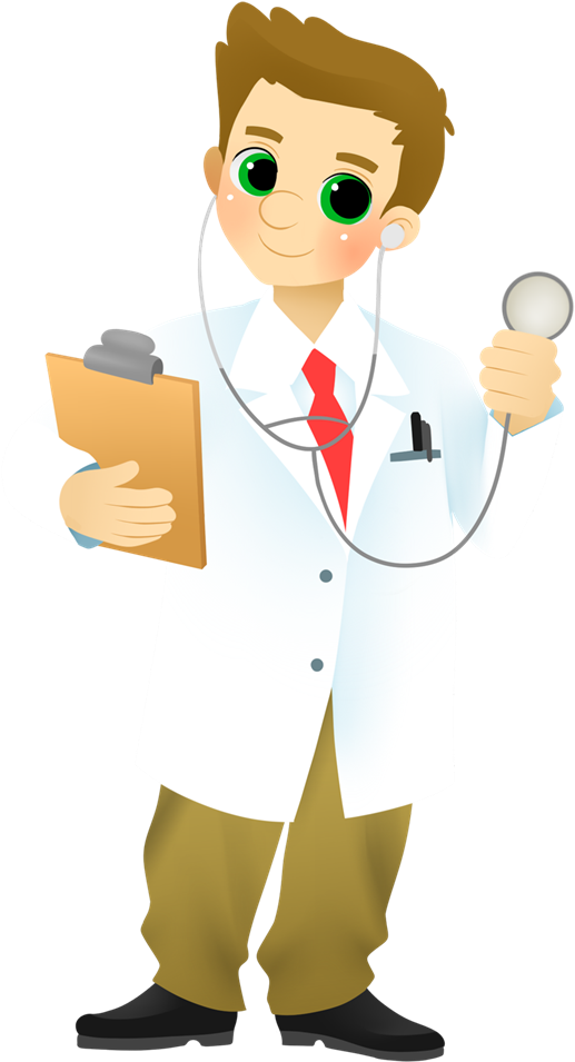 Medical Doctor Clipart - Clip Art Of Doctor (600x973), Png Download