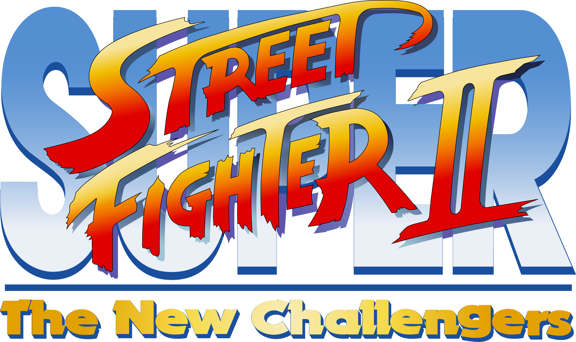 Visit - Super Street Fighter Ii The New Challengers Logo (1907x1132), Png Download