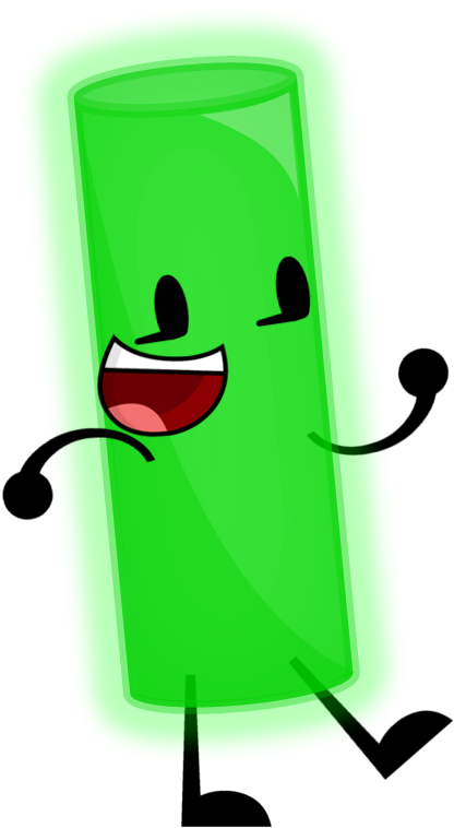 Glowstick Pose - Glow Stick Clipart (452x766), Png Download