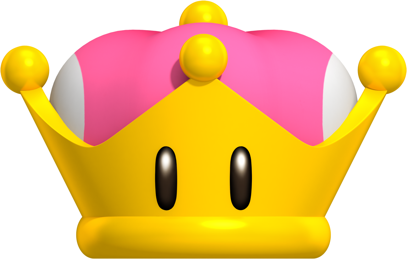 Super Crown - Bowsette Crown (1294x826), Png Download