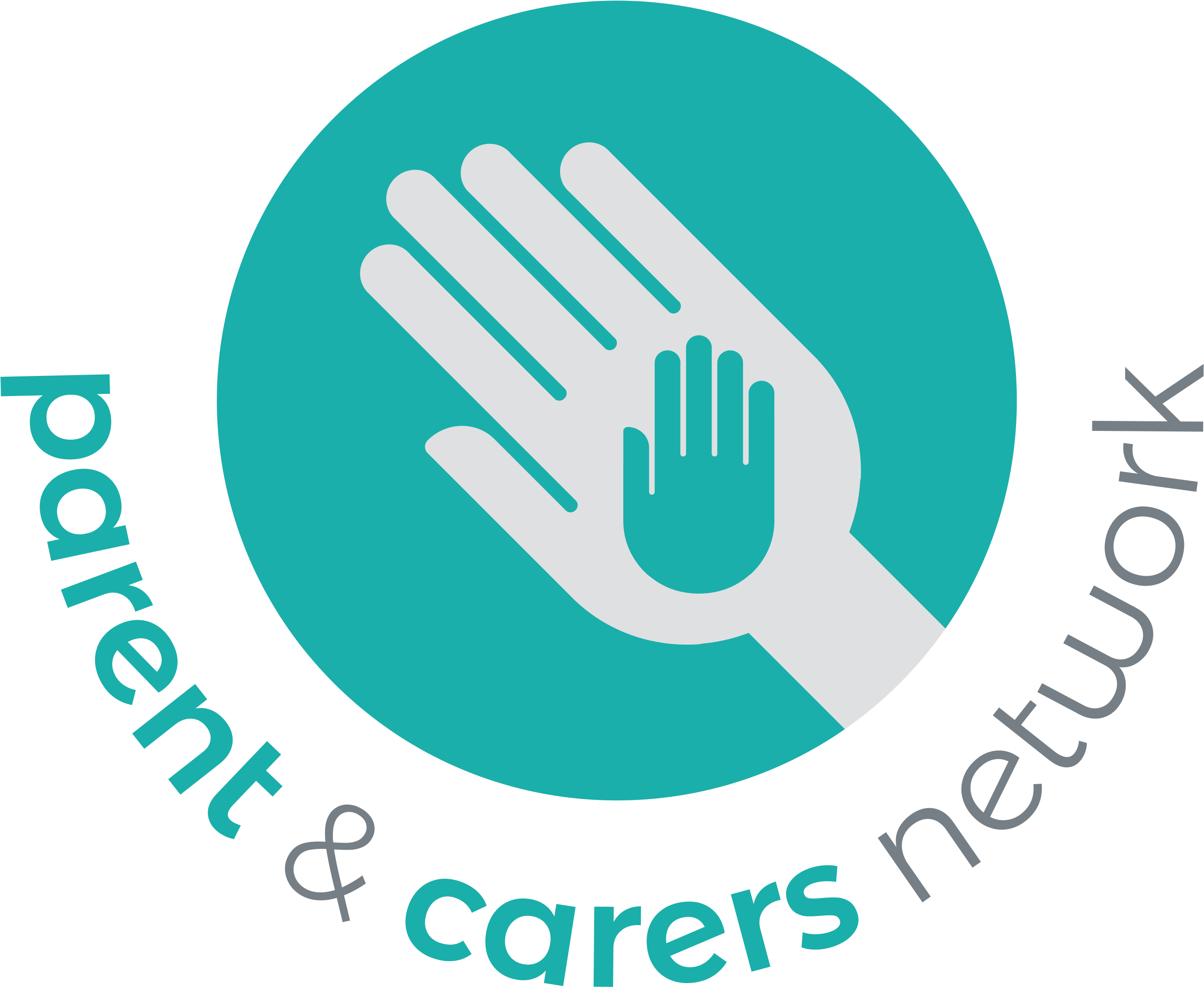 Parent & Carers Network Logo - Parents And Caers Png (3233x2672), Png Download