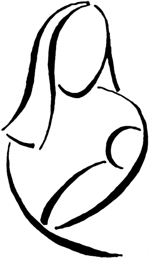 Adolescent Parent Program - Mother And Baby Clip Art (300x516), Png Download