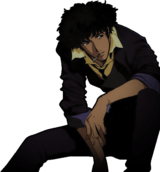 A Few Games Are Nice, But I Especially Enjoy Creative - Cowboy Bebop Spike Pose (600x627), Png Download