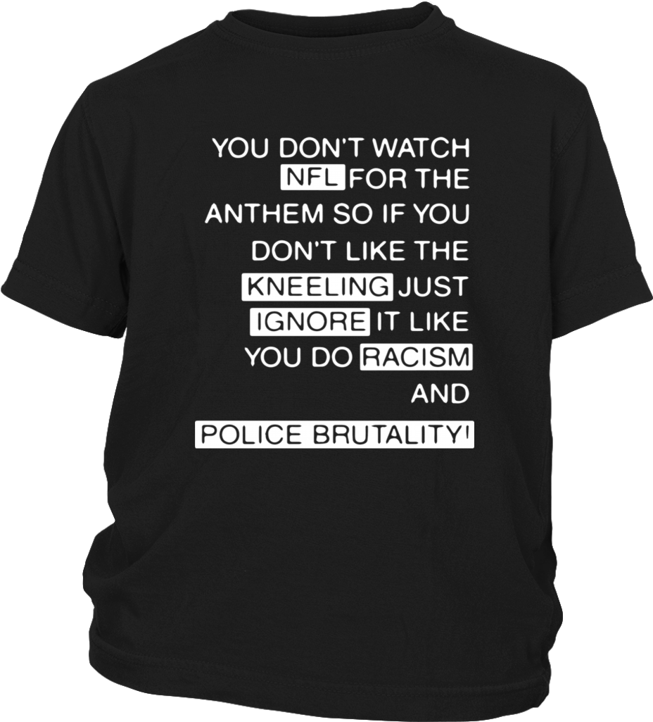 Colin Kaepernick You Don't Watch Nfl For The Anthem - Criminal Justice Major (1024x1024), Png Download