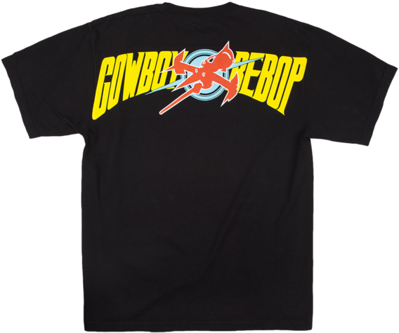 Ss Cowboy Bebop Dual Logo Black Tee - New York City (690x690), Png Download