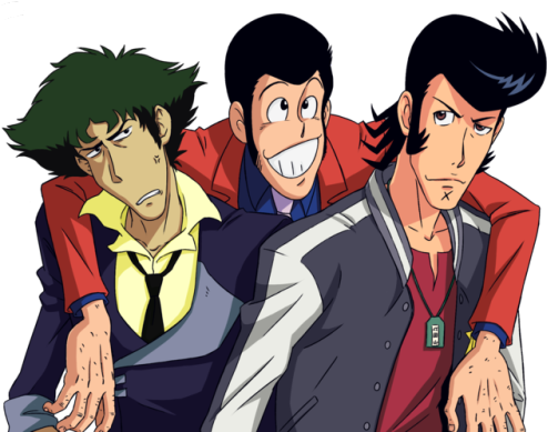 I Guess I'm Done With This A Family Portrait Of @thievinggentleman, - Spike Spiegel Fan Art (500x388), Png Download