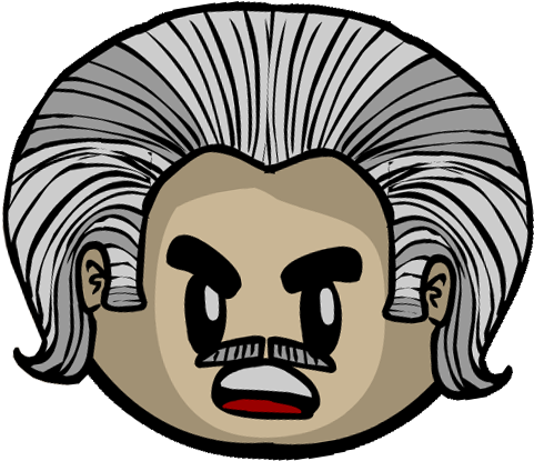 Godfather Head - Town Of Salem Godfather Face (521x441), Png Download