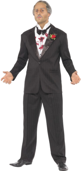 The Godfather Costume - Godfather Costume (366x580), Png Download