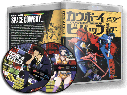 Cowboy Bebop Em Blu Ray Cover - Cowboy Bebop: Complete Series Blu-ray (511x384), Png Download