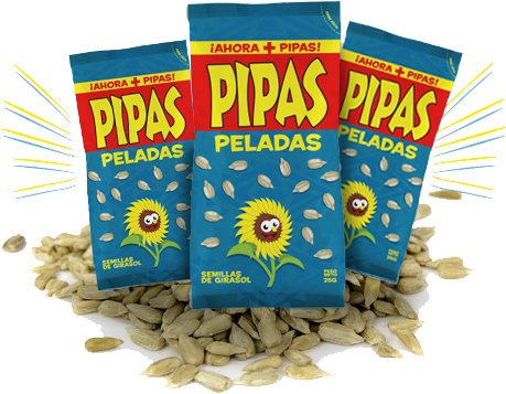 Pipas Peladas - Semillas De Girasol Pipas (534x411), Png Download