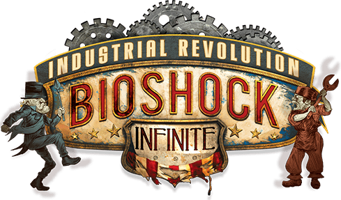 Following In The Footsteps Of Previous Bioshock Games, - Bioshock Infinite Logo Png (489x287), Png Download