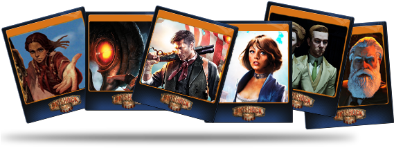 Steam Trading Cards - Bioshock Infinite Booker Dewitt Cosplay Costume Custom (577x218), Png Download