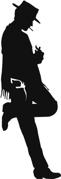 Resultado De Imagen De Clint Eastwood - Silhouette Actor (600x600), Png Download