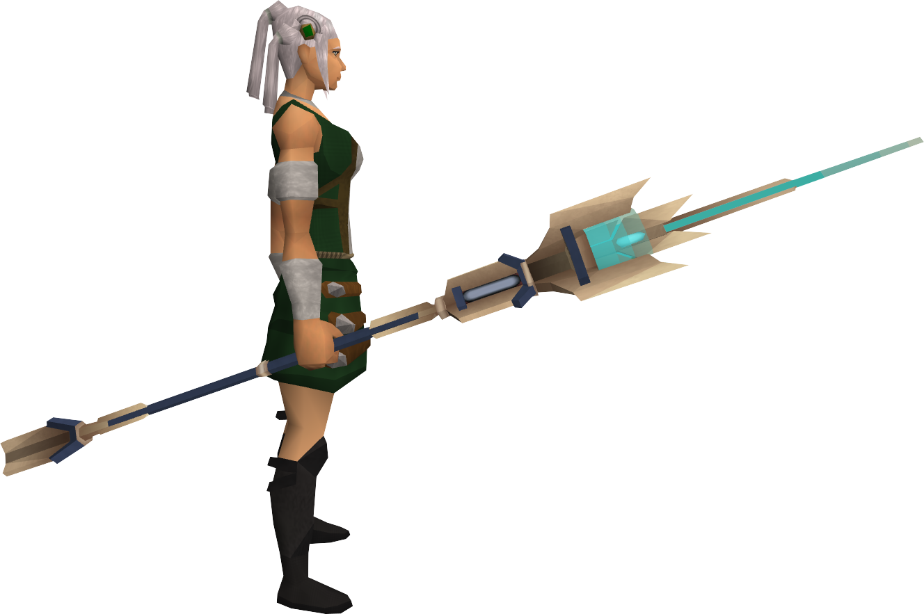 Image Tower Equipped Runescape - Runescape Law Staff (1328x883), Png Download