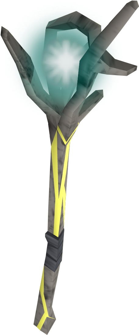 Blisterwood Staff Detail - Cartoon Magic Staff Png (471x1114), Png Download