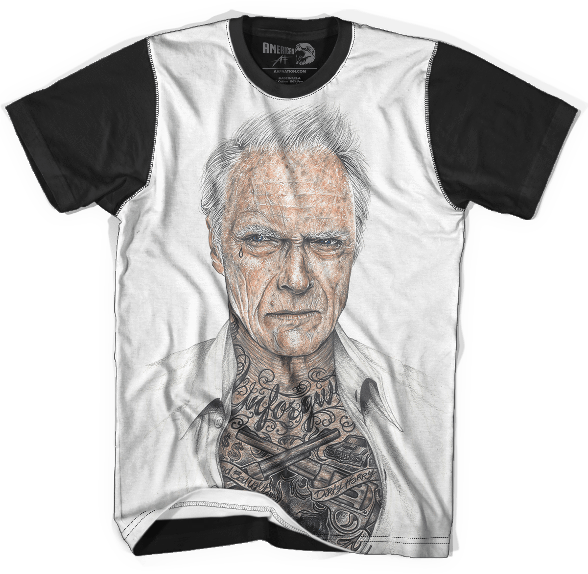 Inked - Eastwood Inked - Eastwood - Crossing The Delaware Trump (1200x1200), Png Download