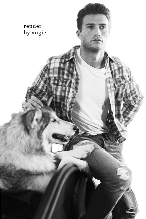 Bhirliq - Scott Eastwood With Dog (537x738), Png Download