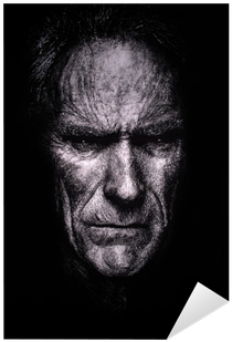 Clint Eastwood Portrait (400x400), Png Download