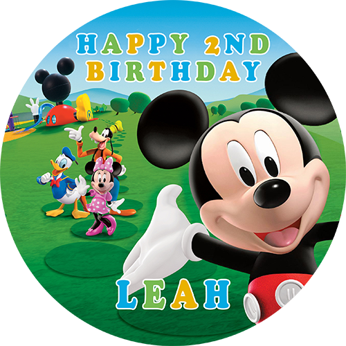Mickey Mouse Clubhouse - Mickey Mouse Clubhouse Round (500x500), Png Download