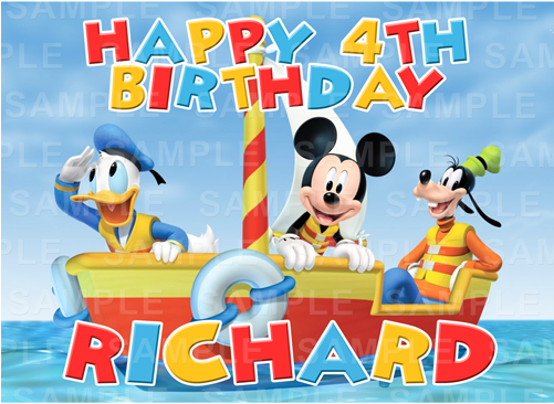 Mickey Mouse - Happy Thanksgiving Columbus Day (500x500), Png Download