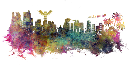 Click And Drag To Re-position The Image, If Desired - Los Angeles (600x361), Png Download