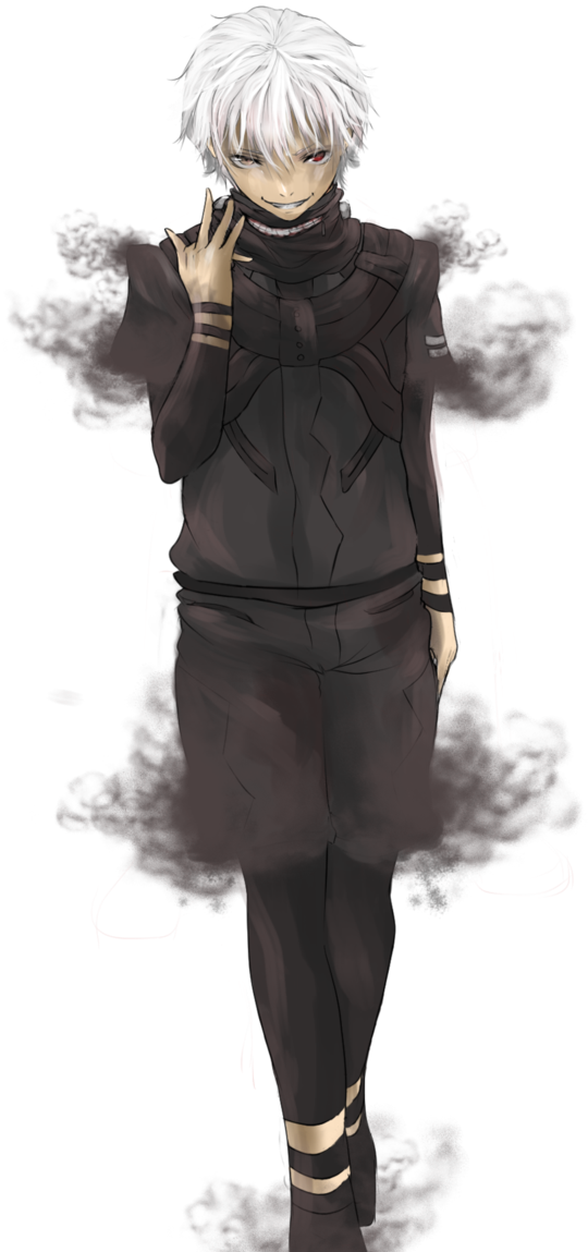 Tokyo Ghoul [couleur] By Toutlemondedessine On Deviantart - Imagens De Tokyo Ghoul Png (681x1173), Png Download