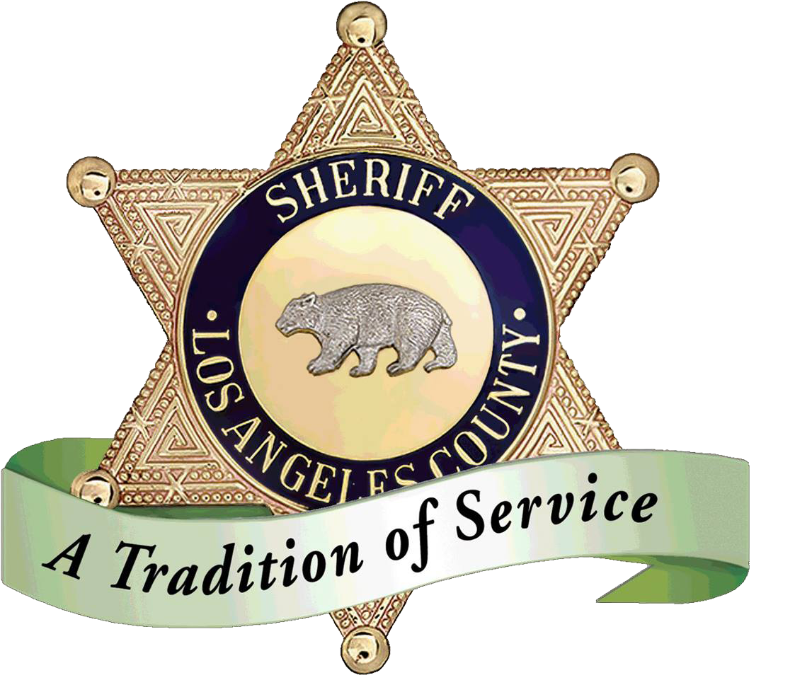 Angeles County Sheriff Badge (1227x1062), Png Download