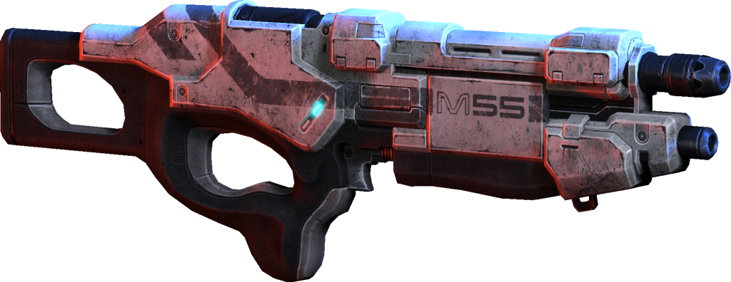 The - Mass Effect Gun Png (1024x396), Png Download