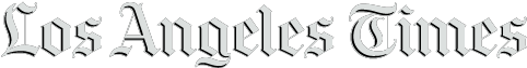 Los Angeles Times - Calligraphy (560x270), Png Download