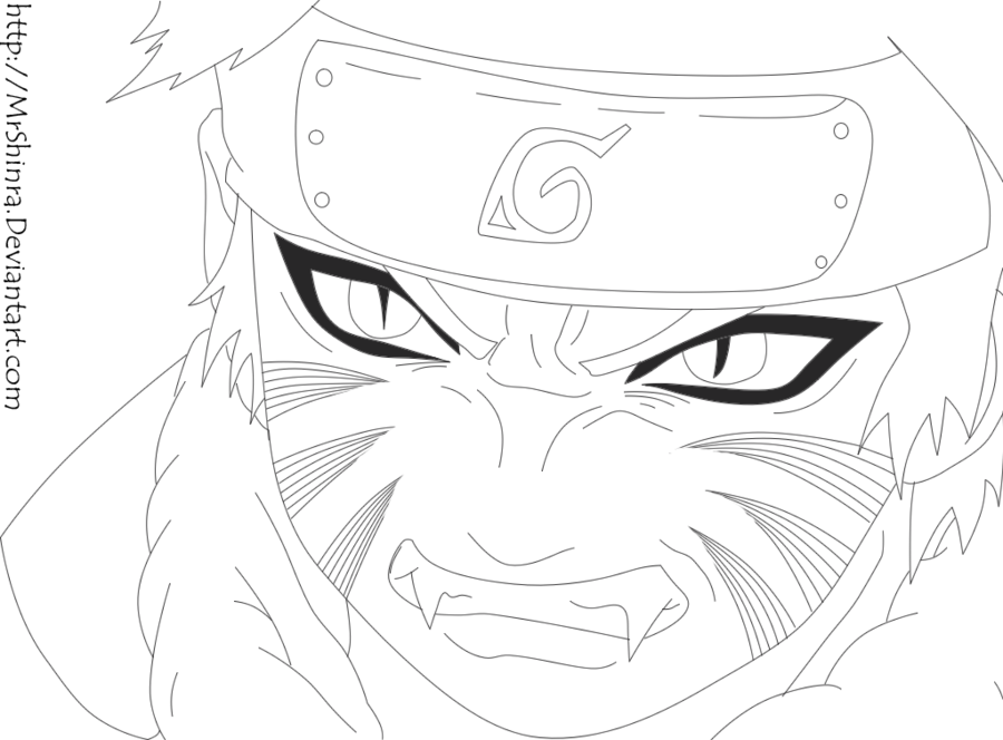Rage Drawing Naruto Uzumaki - Drawing (900x664), Png Download