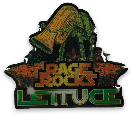 Lettuce Rage Rocks Pin - House (1000x1000), Png Download