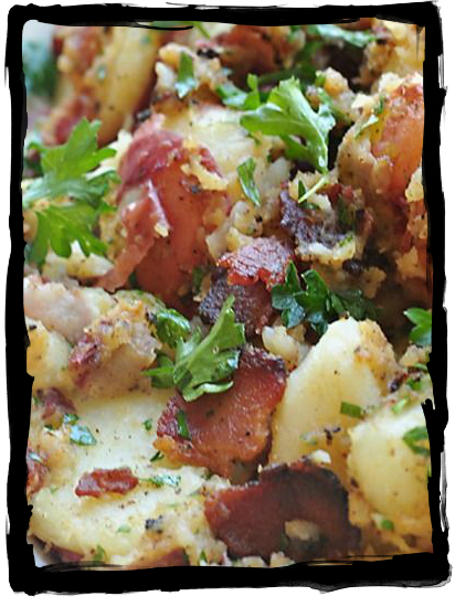 German Potato Salad - German Potato Salad Recipe Mustard Seed (412x550), Png Download