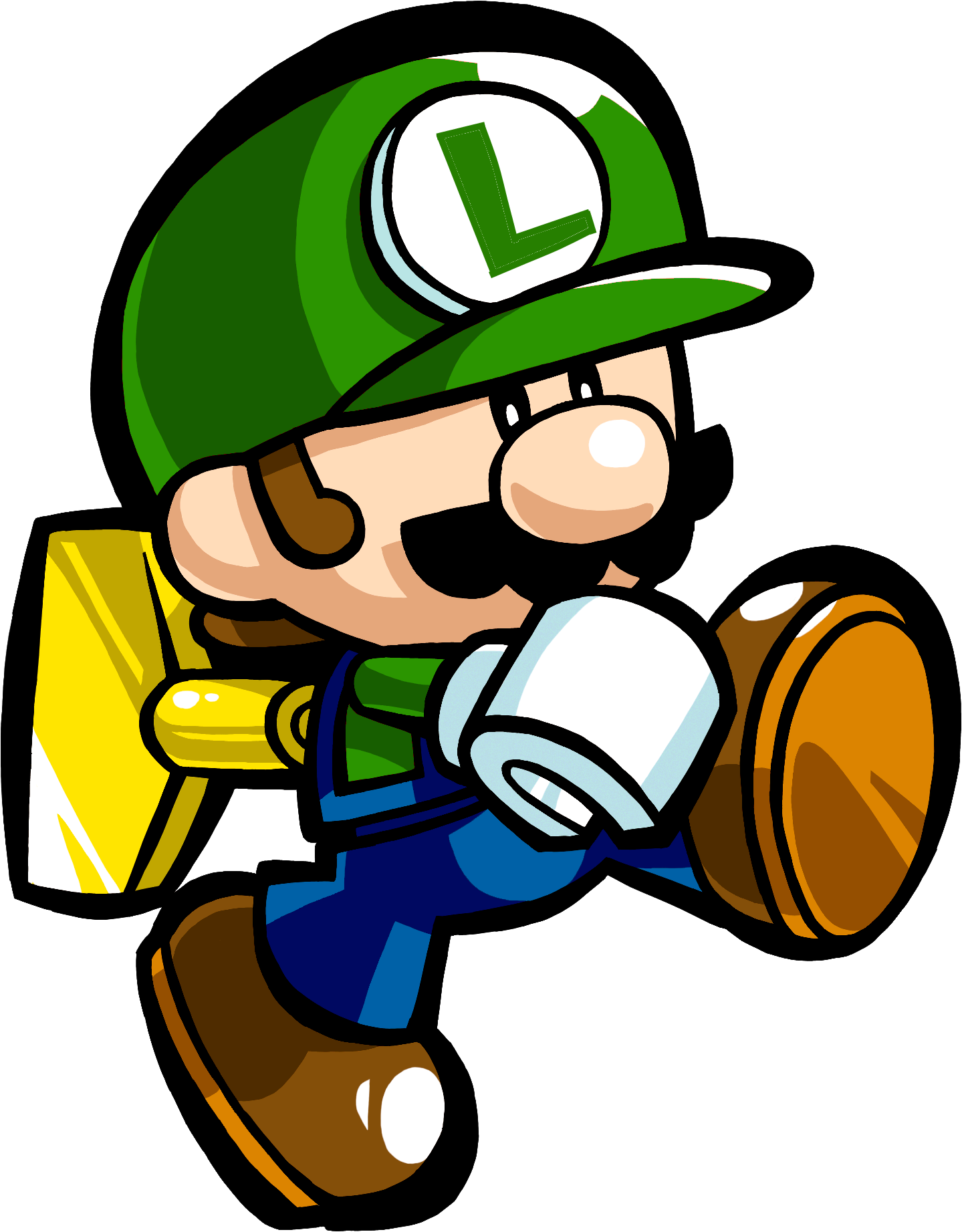 Luigi Clipart Mini - Mario Vs Donkey Kong Mini Luigi (1439x1843), Png Download