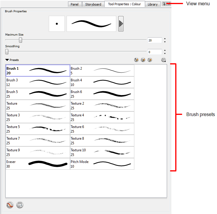 How To Create A Brush Preset - Brush (754x744), Png Download