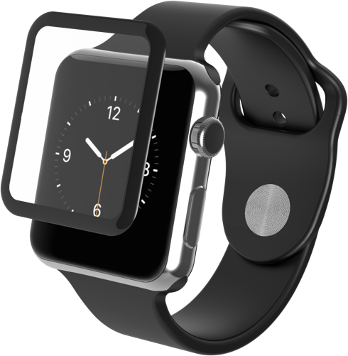 Glass Luxe Apple Watch - Invisibleshield Glass Luxe Apple Watch (490x501), Png Download