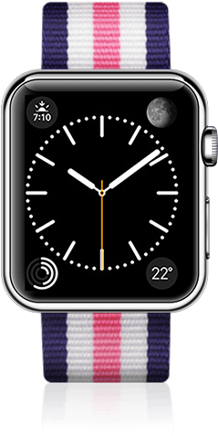 Casetify Watch Strap - Dots For Apple Watch - Silver (560x560), Png Download