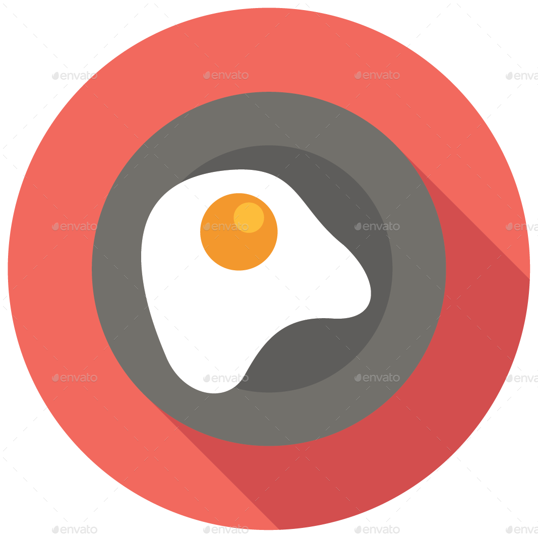 Image Set/png/128x128 Px/breakfast Icon - Breakfast Flat Icon Png (533x533), Png Download