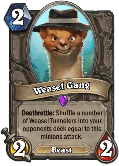 Weasel Gang - - Journey To Ungoro Cards (400x543), Png Download