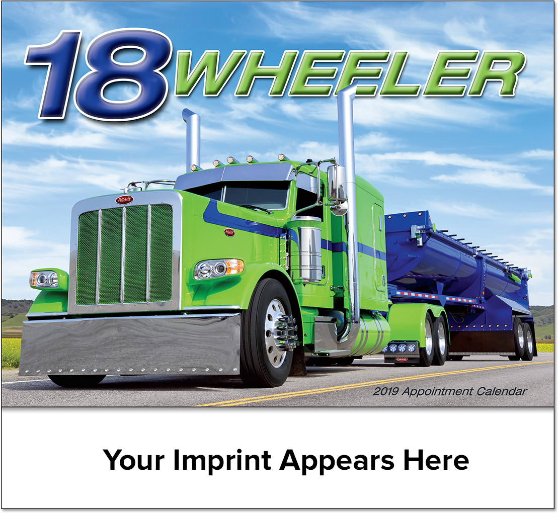 Picture Of 18 Wheeler Wall Calendar - 18 Wheeler (1200x1200), Png Download