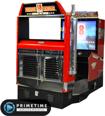 18 Wheeler Deluxe Arcade Game By Sega - Sega 18 Wheeler American Pro Trucker (437x465), Png Download