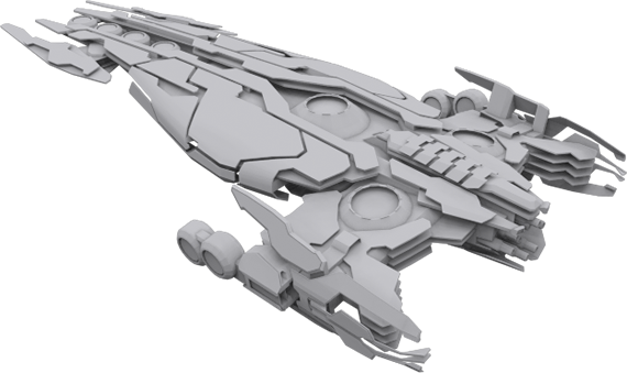 Uotss Ship - Spacecraft (570x339), Png Download